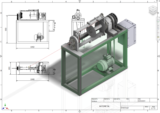 绞线机模型图缩略图
