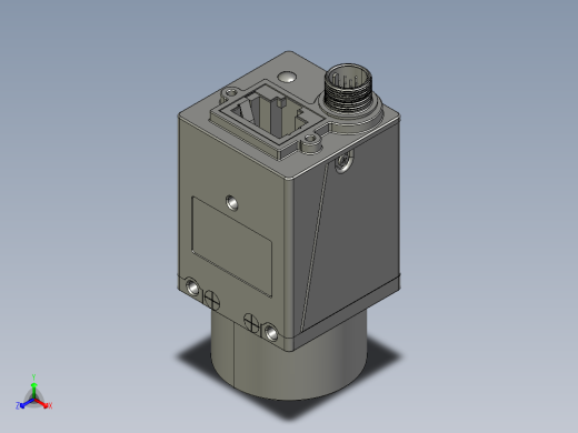 大恒相机镜头Daheng_MER-G-P_3D_Drawing多系列图纸