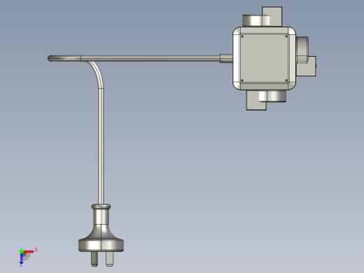 方型插座模型STP俯视缩略图