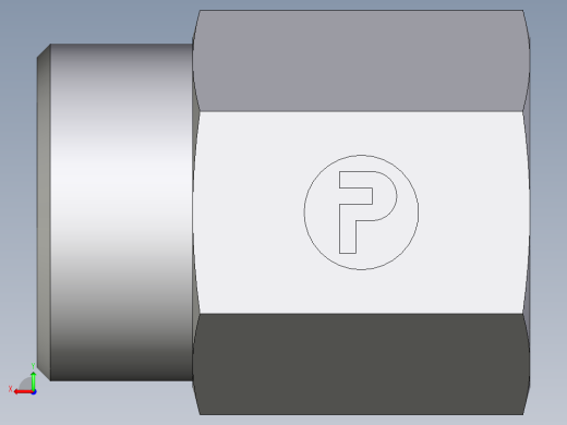 卡套式工业通用硬管接头EO_Swivel_connector_GAI18LRCFX后视缩略图