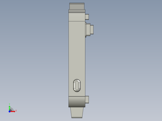 基恩士FS-T0_kc图纸模型前视缩略图