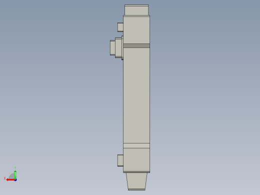 基恩士FS-T0_kc图纸模型后视缩略图