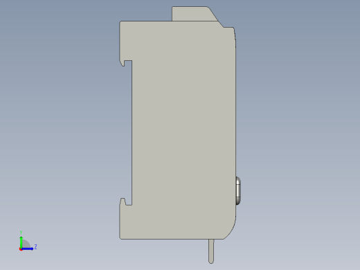 基恩士FS-T0_kc图纸模型左视缩略图