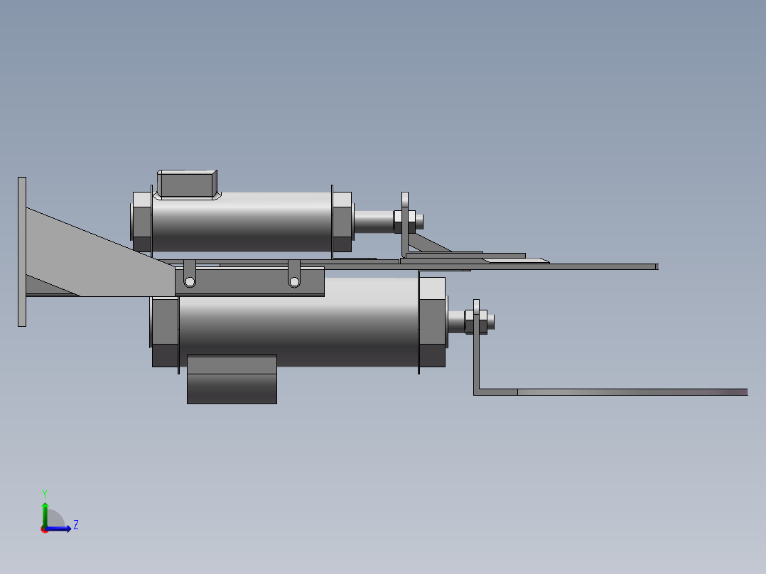 第二种末端执行器左视图