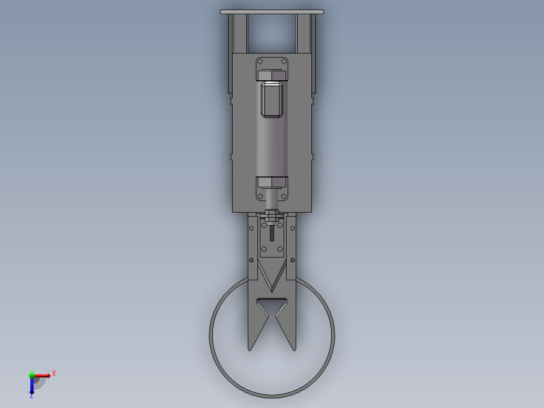 第二种末端执行器俯视图