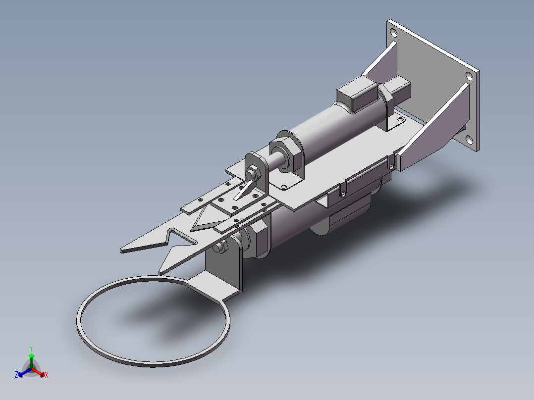 第二种末端执行器正等轴测图