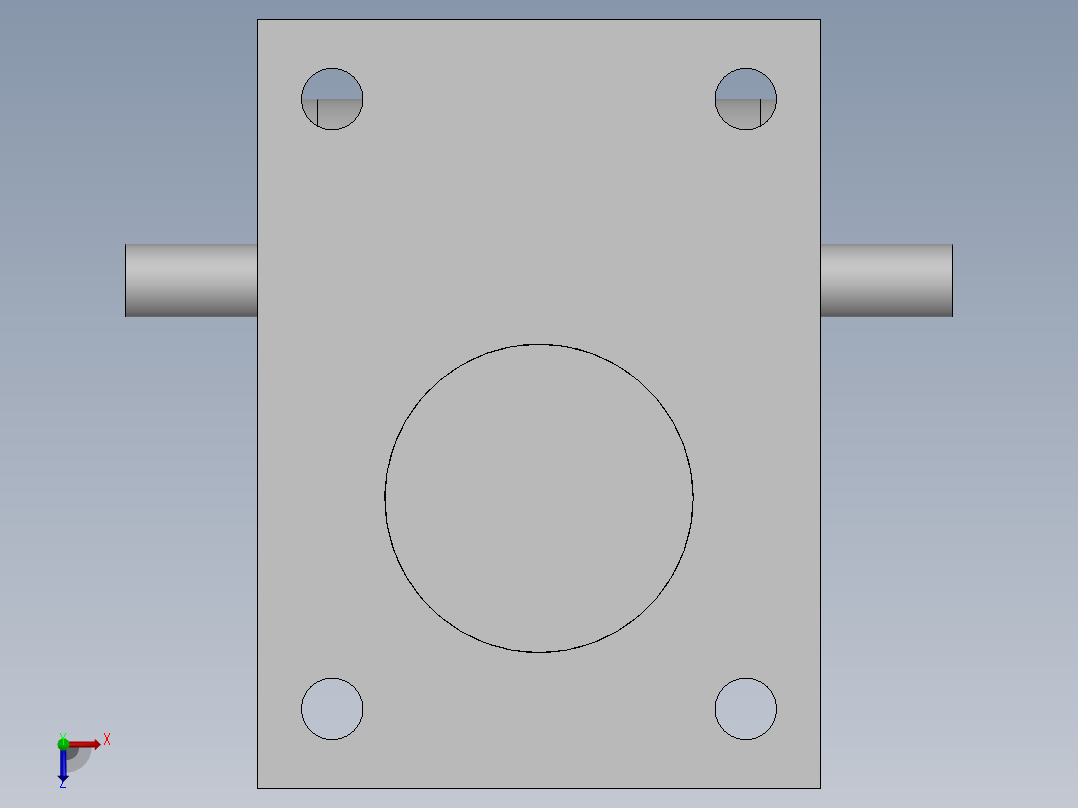 完整版升降1机俯视图