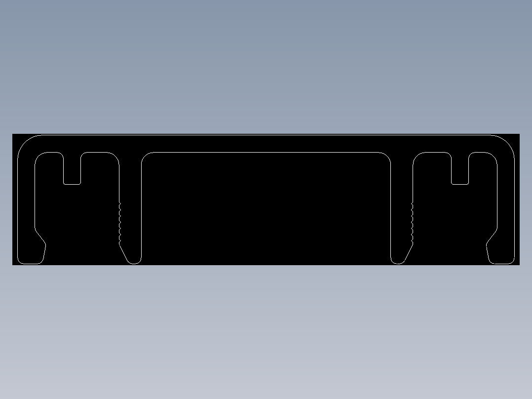 型材-KJN CABLE CONDUIT COVER 40 KJN511050.DXF