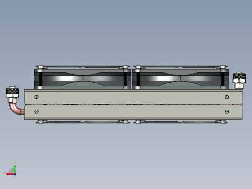 散热水箱模型后视缩略图