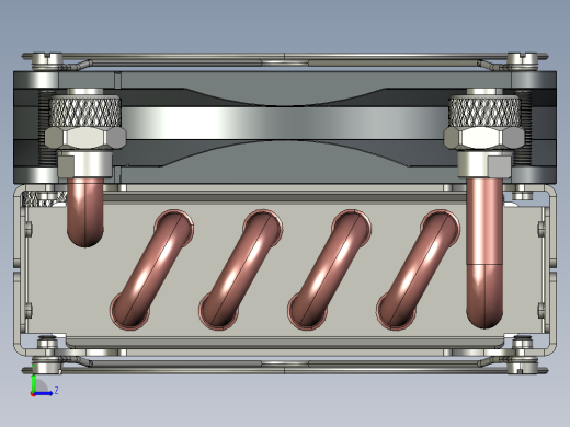 散热水箱模型左视缩略图