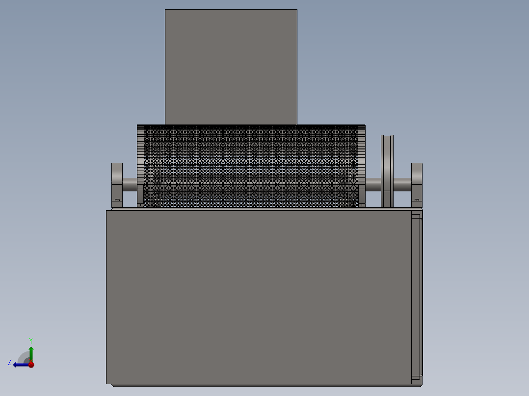 花生剥壳机-SW右视图