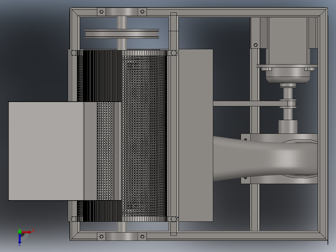 花生剥壳机-SW俯视图