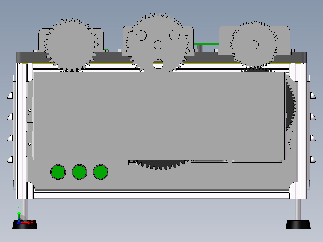 底托自动上线方案前视图