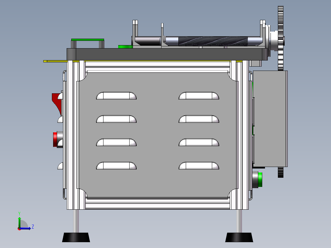 底托自动上线方案左视图