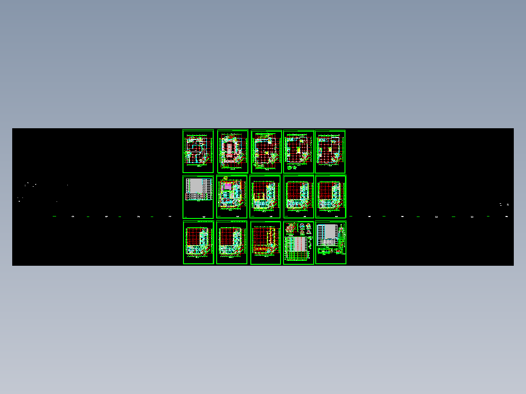 多层住宅楼建筑图