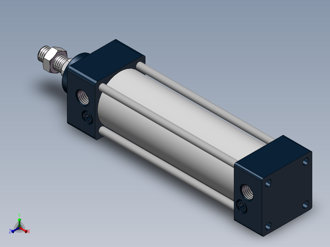 标准气缸SC40X25到SC40X1000,21个主视图