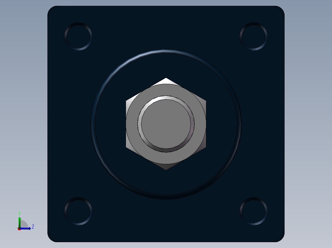 标准气缸SC40X25到SC40X1000,21个左视图