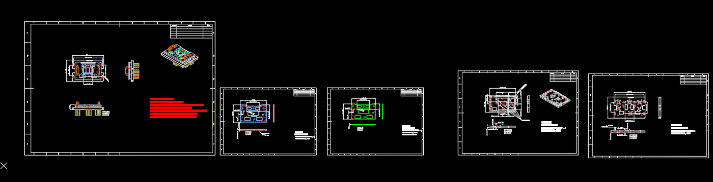 四轴电脑外壳铣外形治具模型