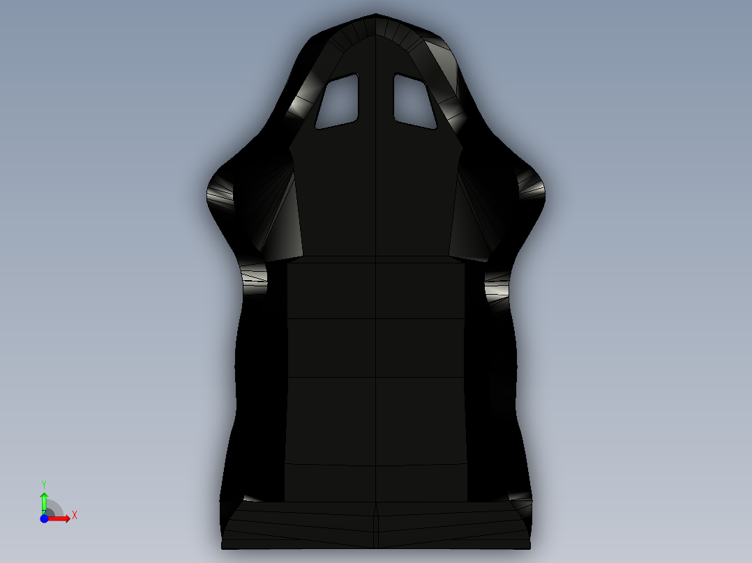 Sparco 赛车座椅前视图