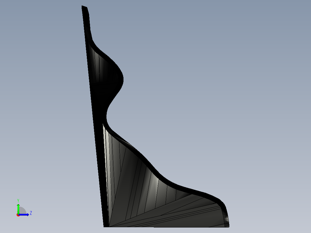 Sparco 赛车座椅左视图