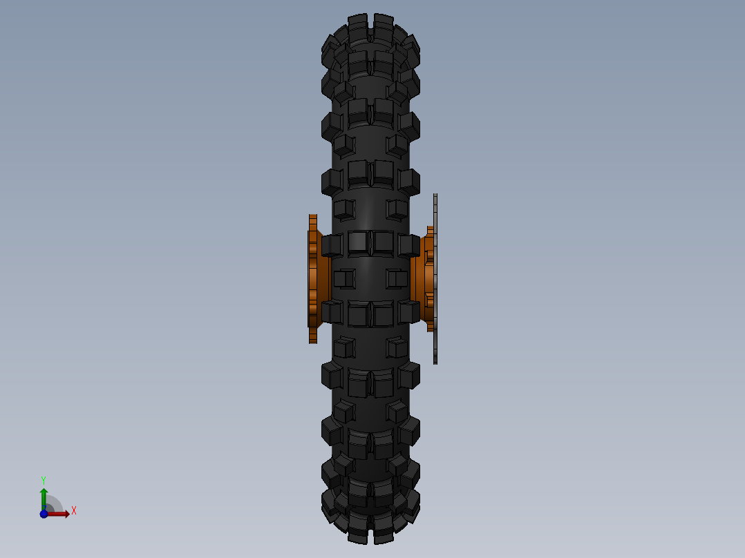 轮胎、车轮、轮毂(180)前视图