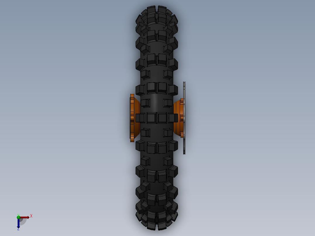 轮胎、车轮、轮毂(180)俯视图