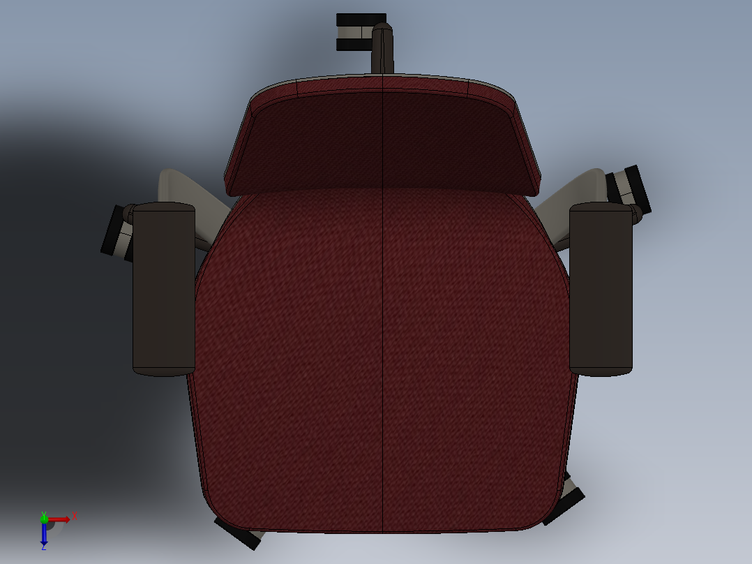 椅子、凳子(45)俯视图