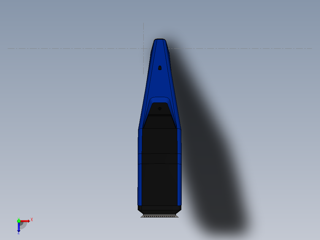 剃须刀、刮胡刀(3)俯视图