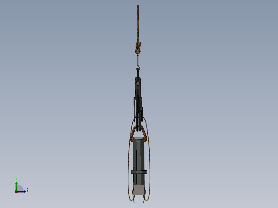 测深装置左视图