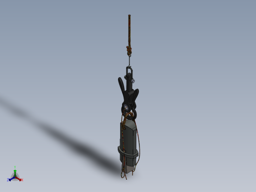 测深装置正等轴测缩略图