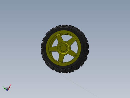 A0002990-机器人项目塑料轮胎