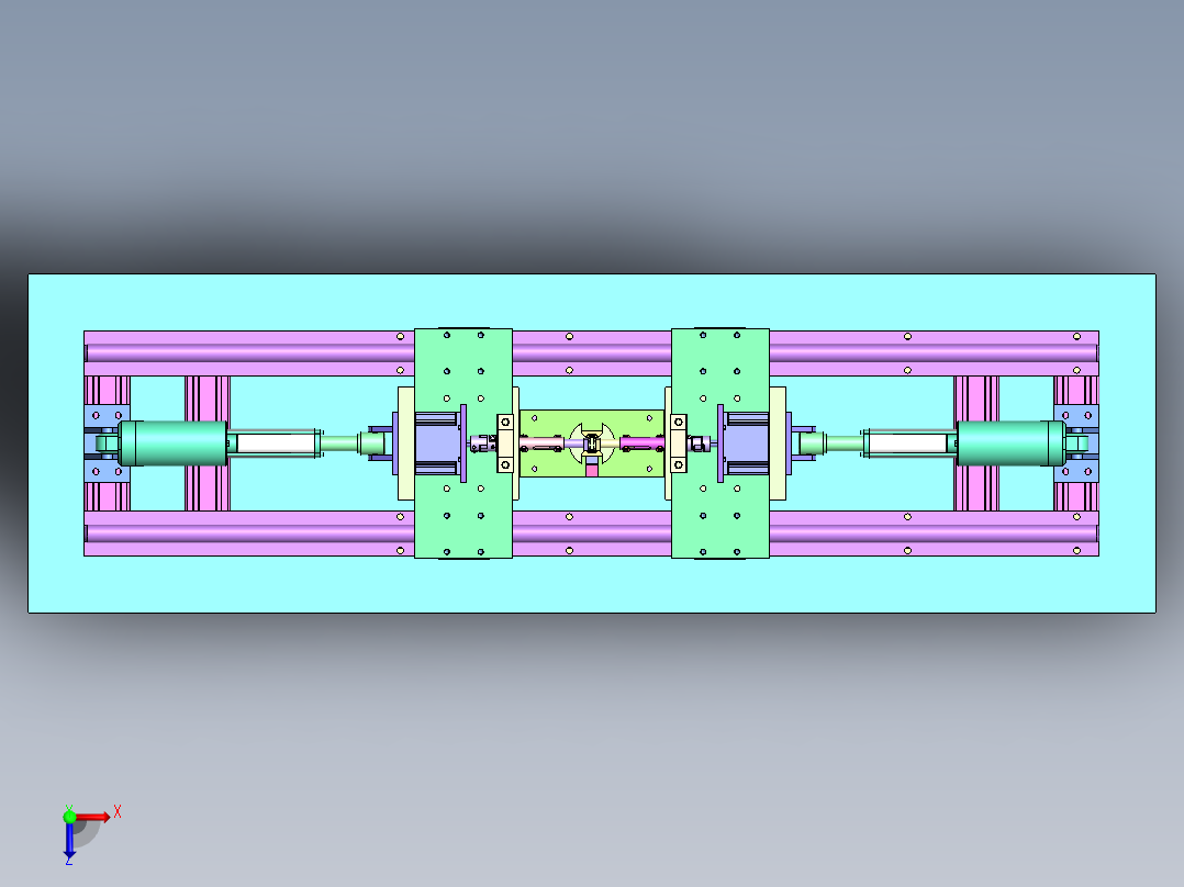 工业喷涂系统    sw22俯视图