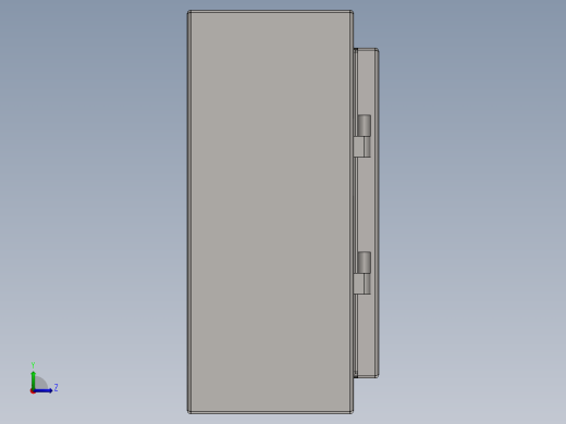 电气面板盒左视缩略图