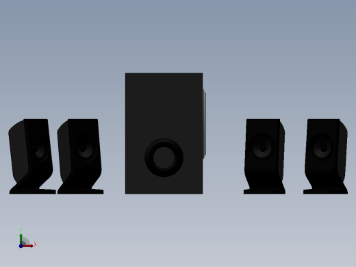 创意低音炮前视缩略图