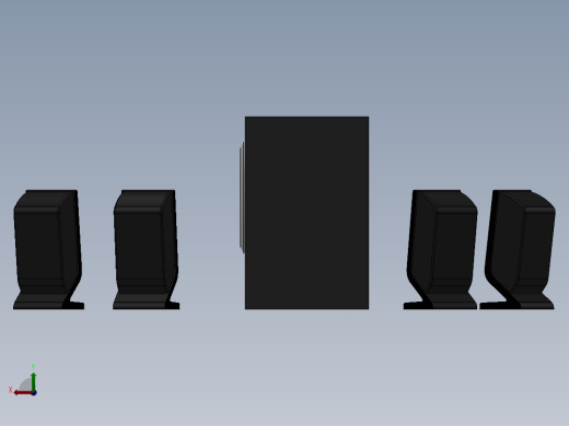 创意低音炮后视缩略图