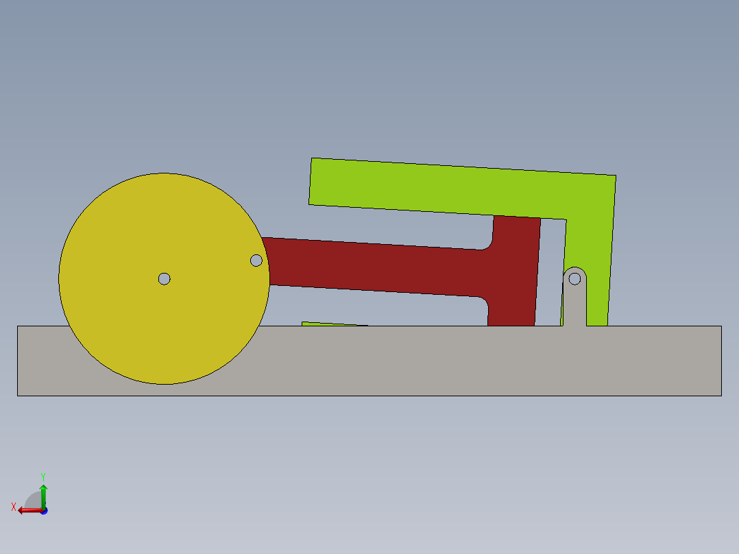 蒸汽机机构后视图