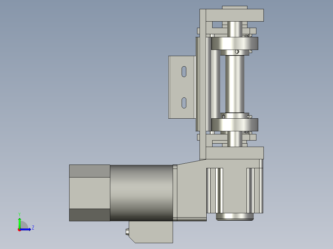 44-06-00塑壳进料流水线装配体左视图