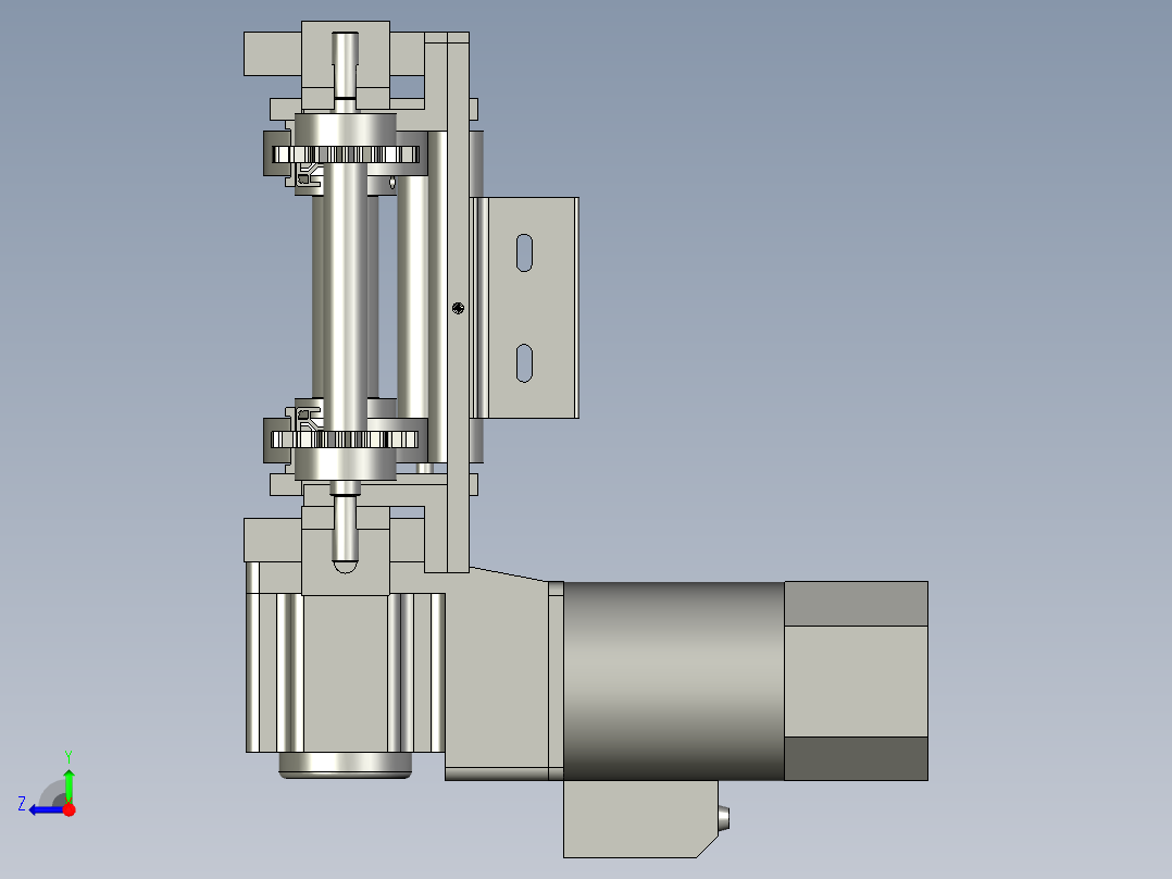 44-06-00塑壳进料流水线装配体右视图