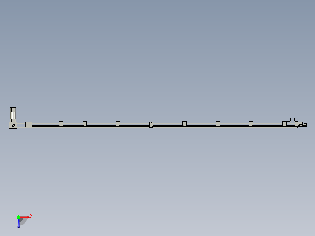 44-06-00塑壳进料流水线装配体俯视图