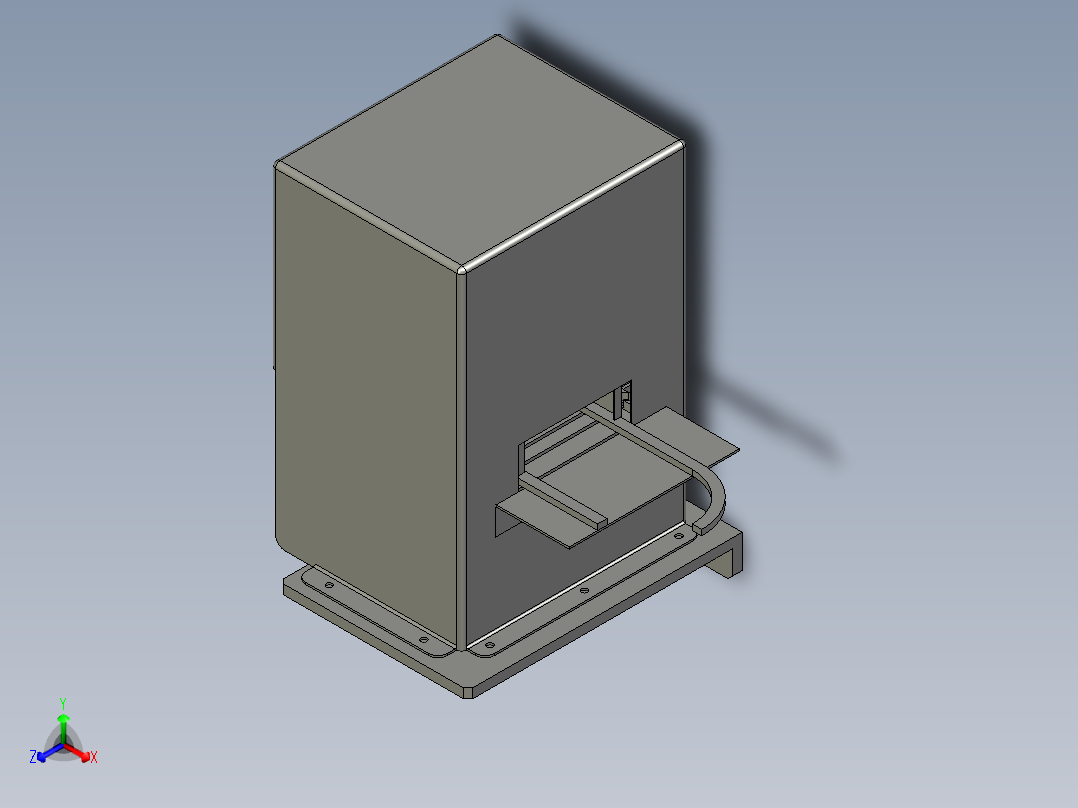 090000涂油部件正等轴测图