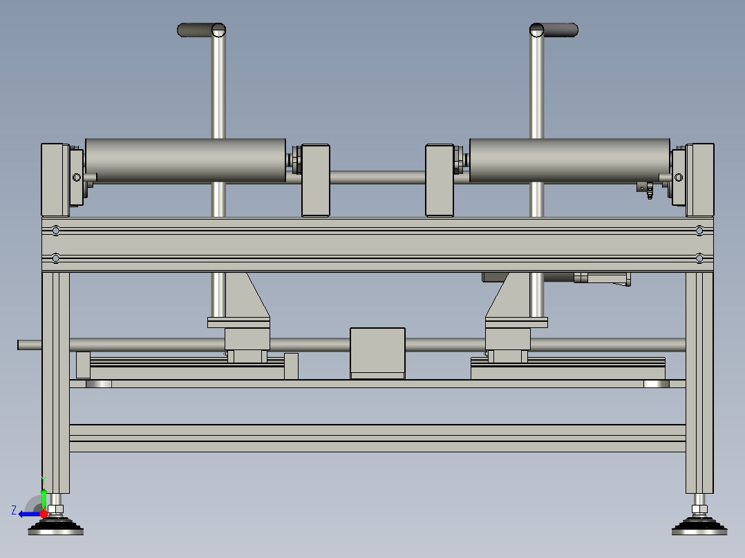 充电接口检测自动化设备设计-assy-前段滚筒线-V1右视图