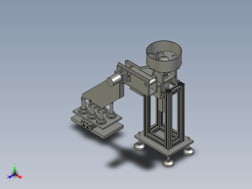 高速硬币清分系统正等轴测缩略图