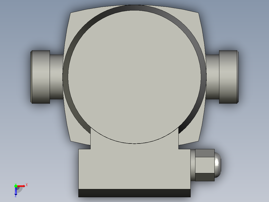 扁管泵GPD20-6S俯视图