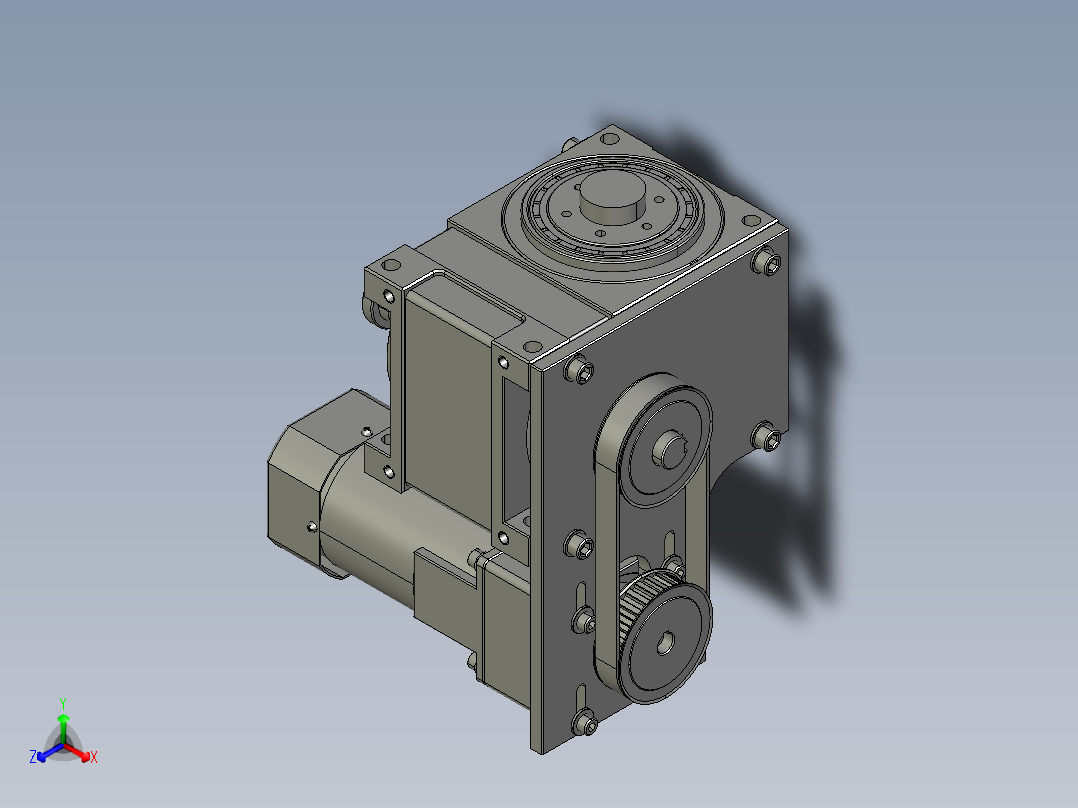 80df-200W马达在下面-KH主视图