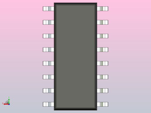 106x SOIC 封装（小外形集成电路）SOIC127P600X165-16N后视缩略图
