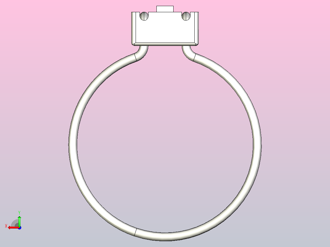 固定夹8系列D80 黑色后视图