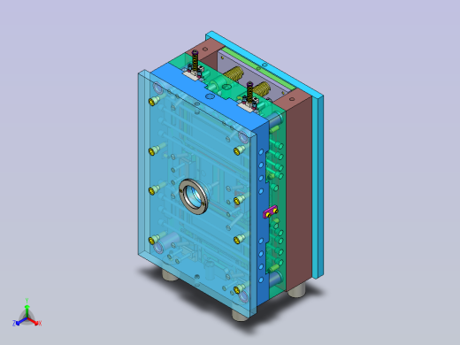 柜子侧面模具设计