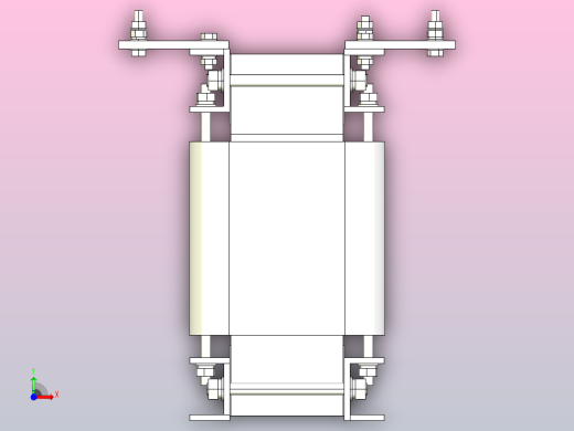 SG-15三相干式变压器三维模型202010前视缩略图