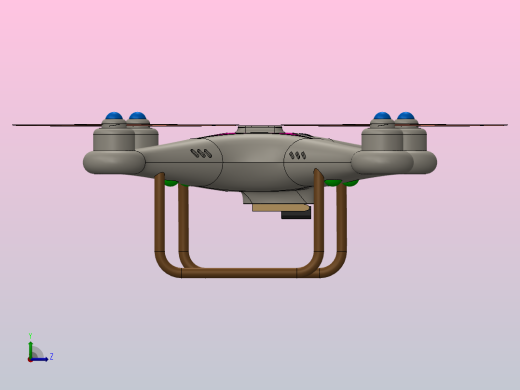 无人机身左视缩略图