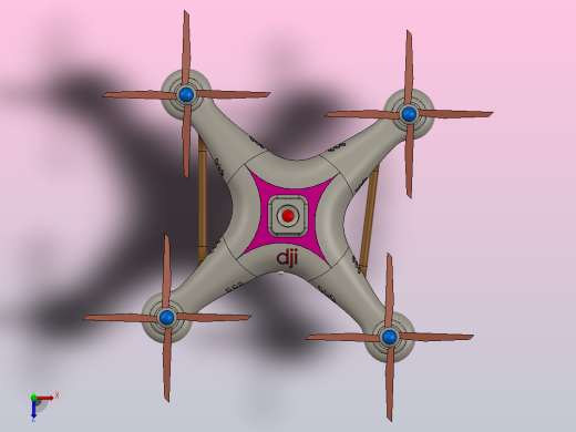 无人机身俯视缩略图